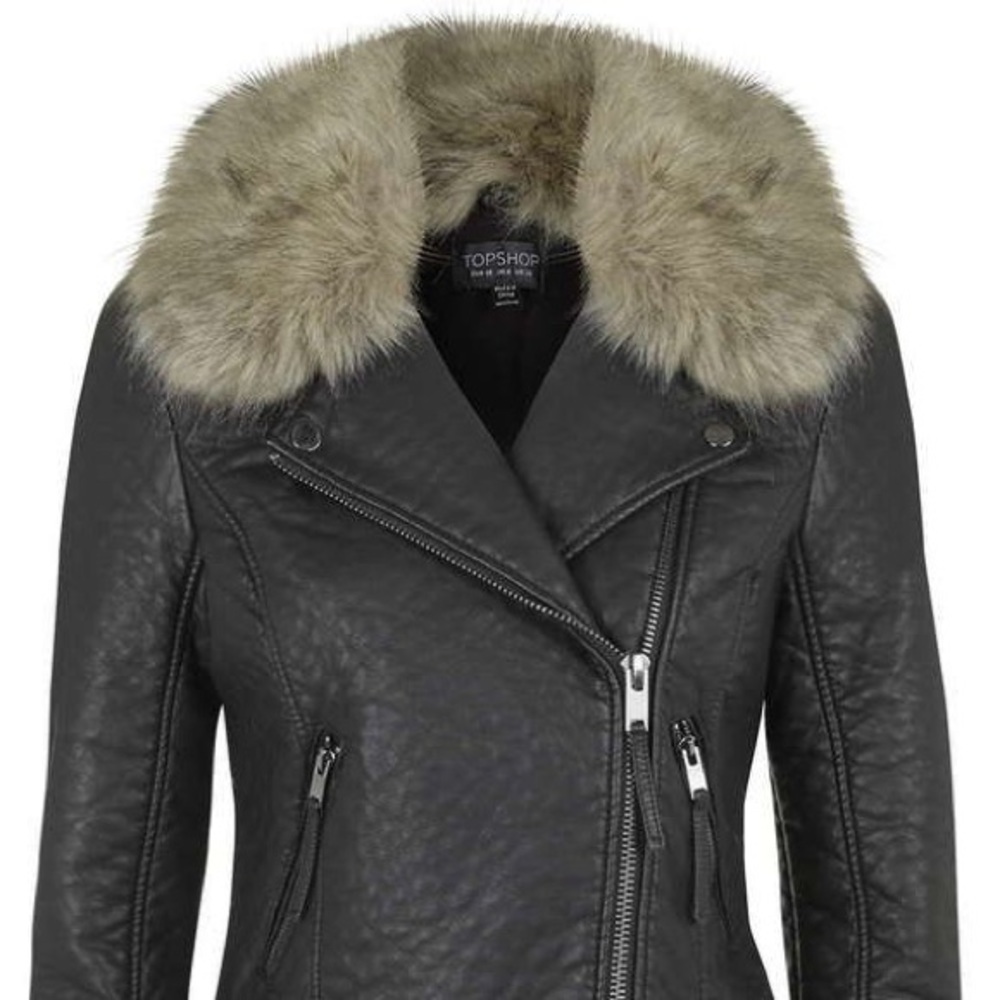 Nicole Miller Moto Jacket Size M
